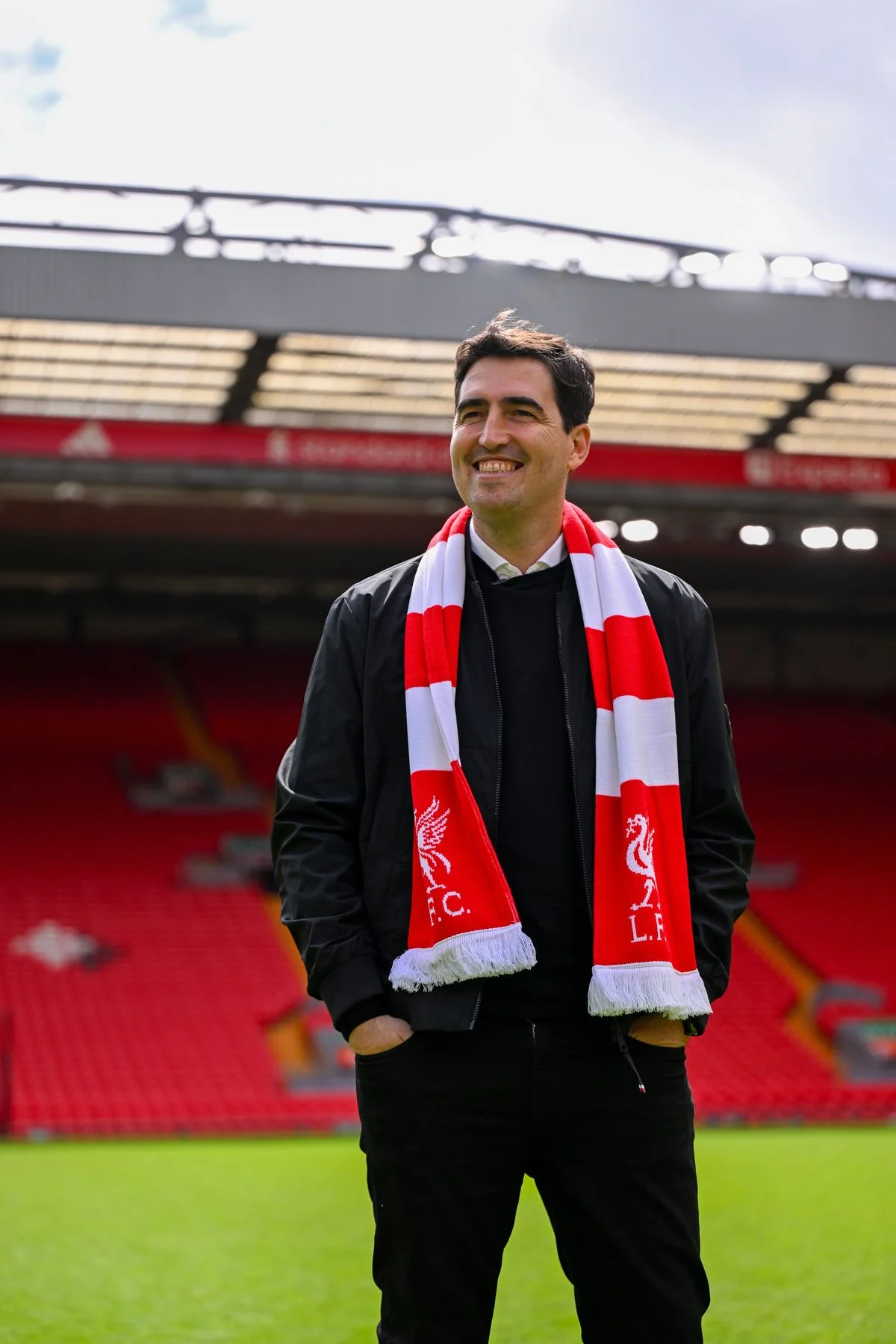New Liverpool head coach Andoni Iraola.